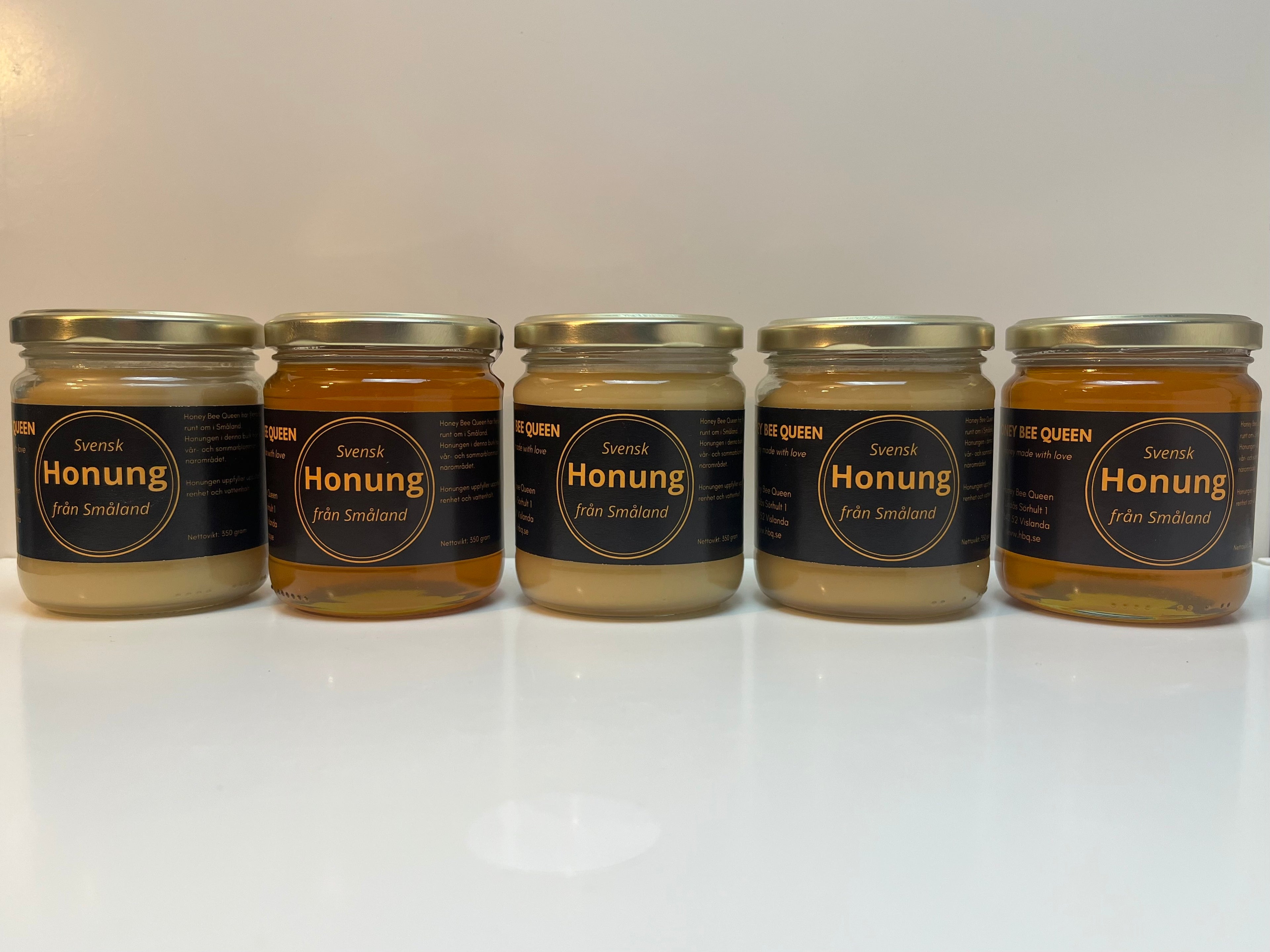 Honey Favourites - 5 jars of honey