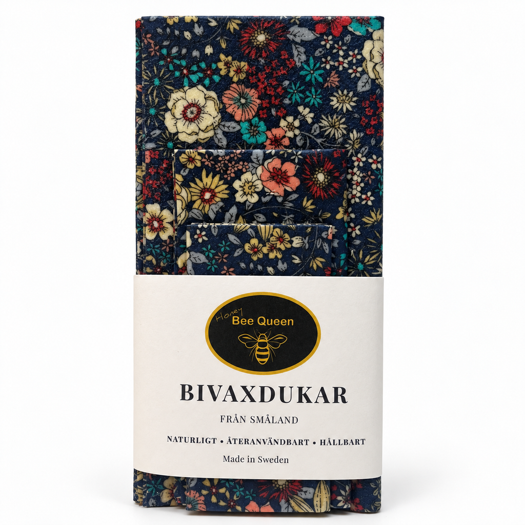 Bivaxdukar 3-pack Blommönster – Utgående mönster
