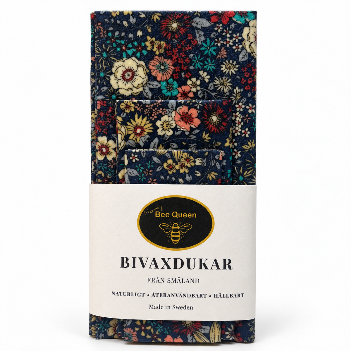 Bivaxdukar 3-pack Blommönster – Utgående mönster