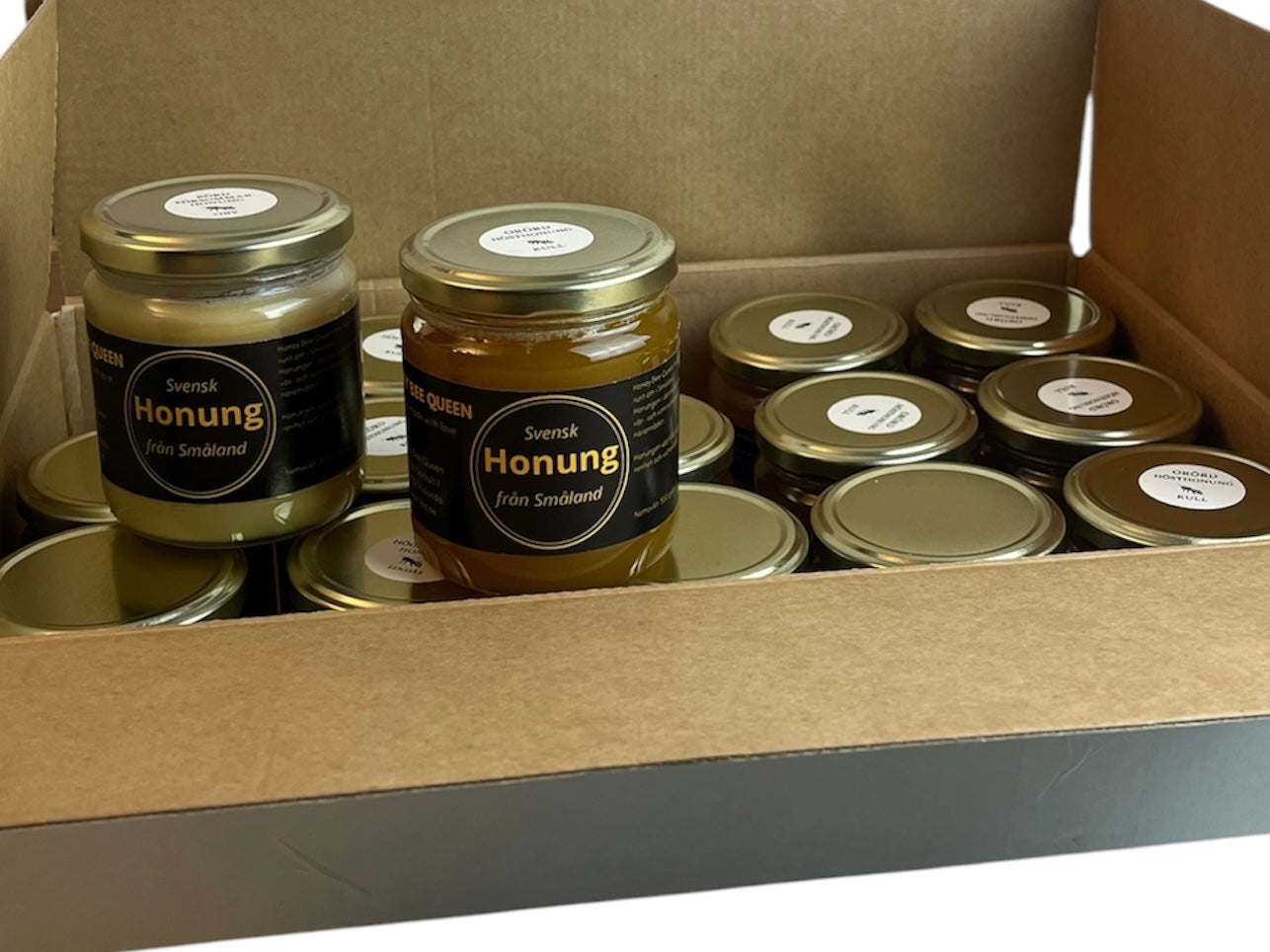 The Honey Box - 15 jars of Swedish honey