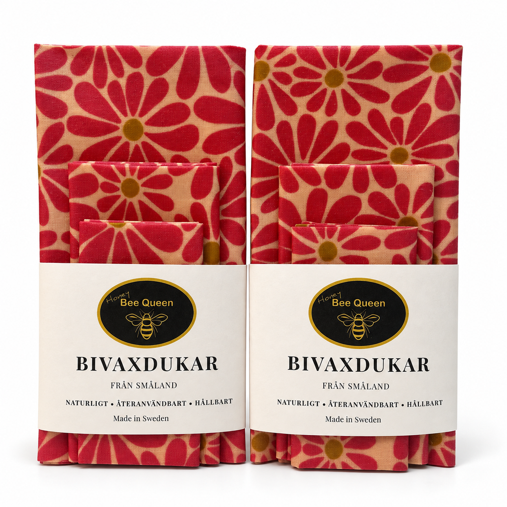Bivaxdukar 3-pack Prästkrage Rosa